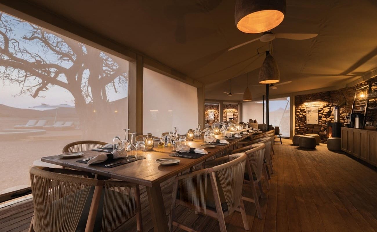 Desert Rhino Camp Dinner Dinner Desert Rhino Camp