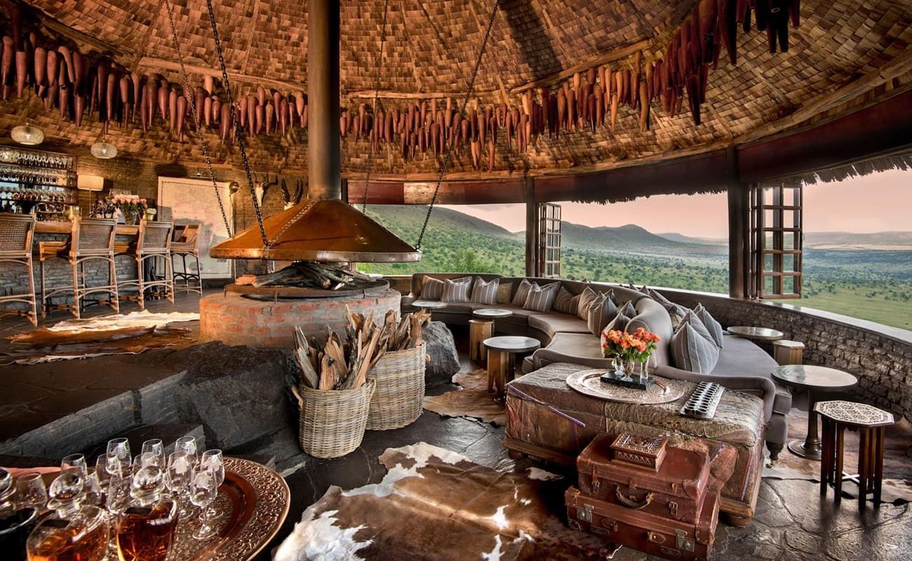 Bar und Lounge, AndBeyond Kleins Camp Serengeti