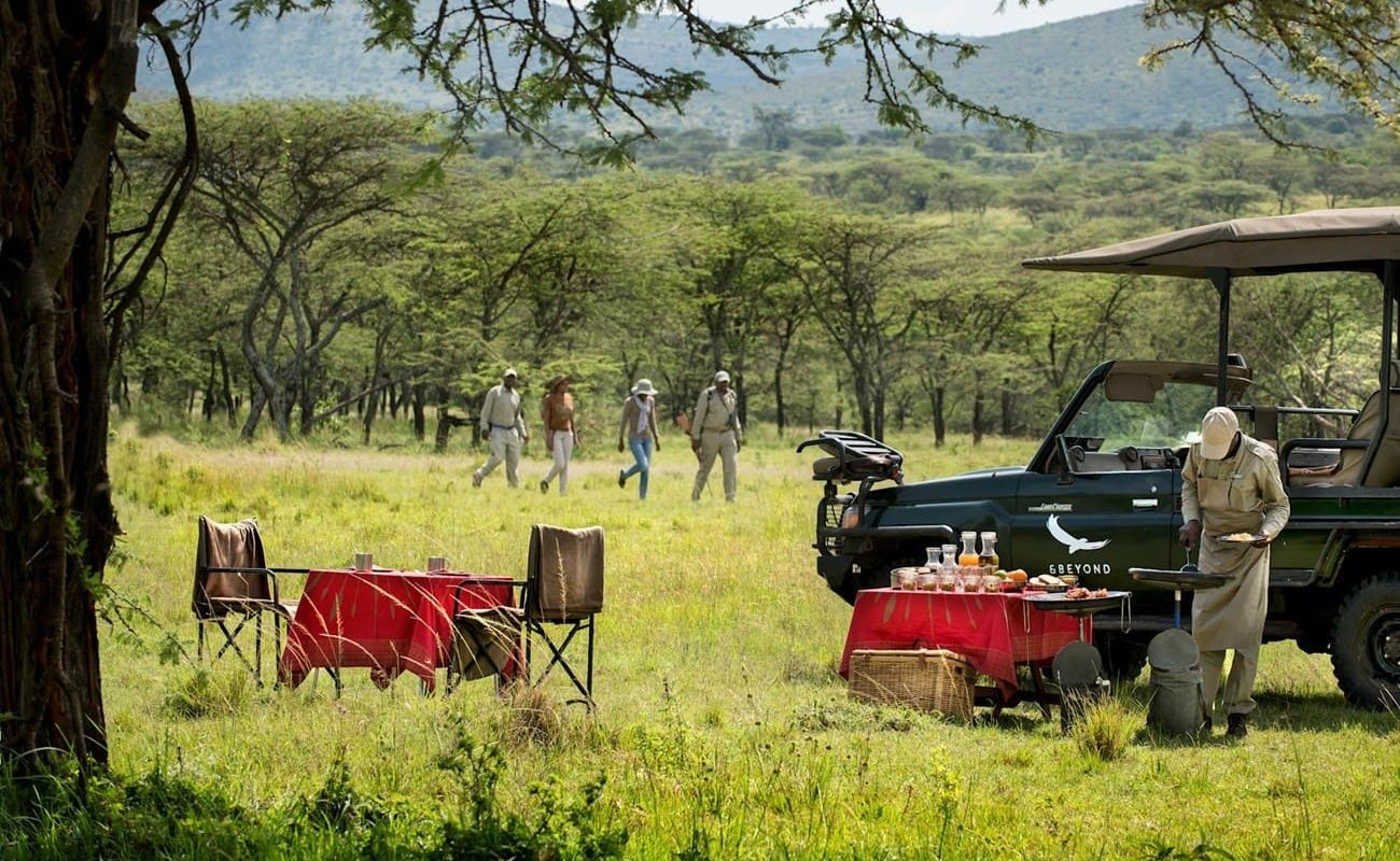 Picknick im Kleins Camp