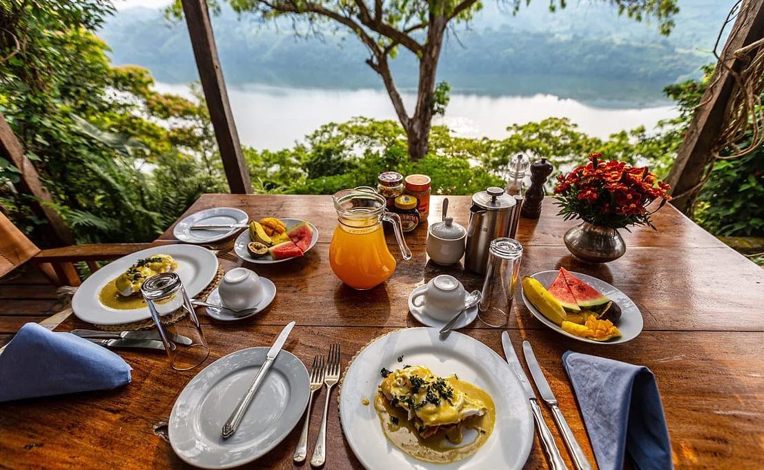 Ndali Lodge Frühstück Frühstück Ndali Lodge Uganda