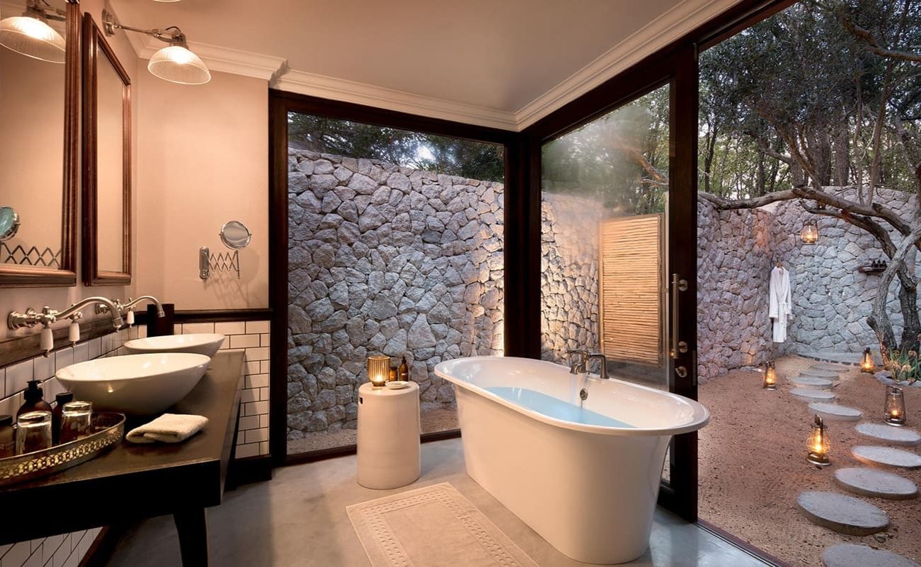 Ngala Safari Lodge Badezimmer