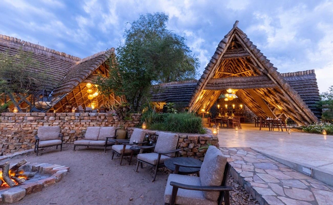 Nil Safari lodge Boma Boma der Nile Safari Lodge