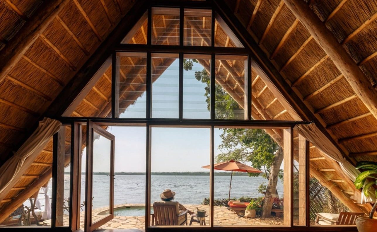 Nile Safari Lodge Exclusive banda Ausblick Ausblick der Exklusive Banda der Nile Safari Lodge