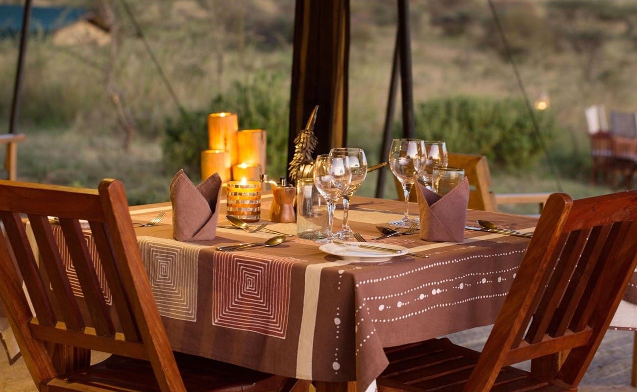 Nyikani Camp Central Serengeti Dinner Dinner Nyikani Camp Central Serengeti