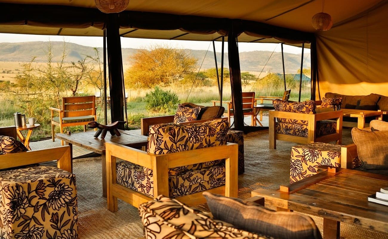 Nyikani Camp Central Serengeti Lounge Lounge Messzelt Nyikani Camp Central Serengeti
