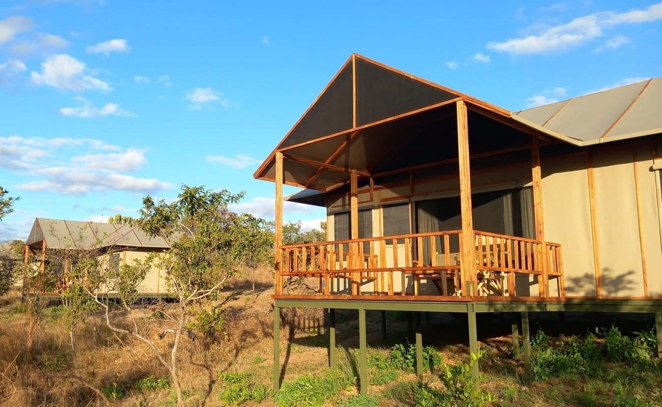 Die großzügigen Zelte des Tarangire View Camps