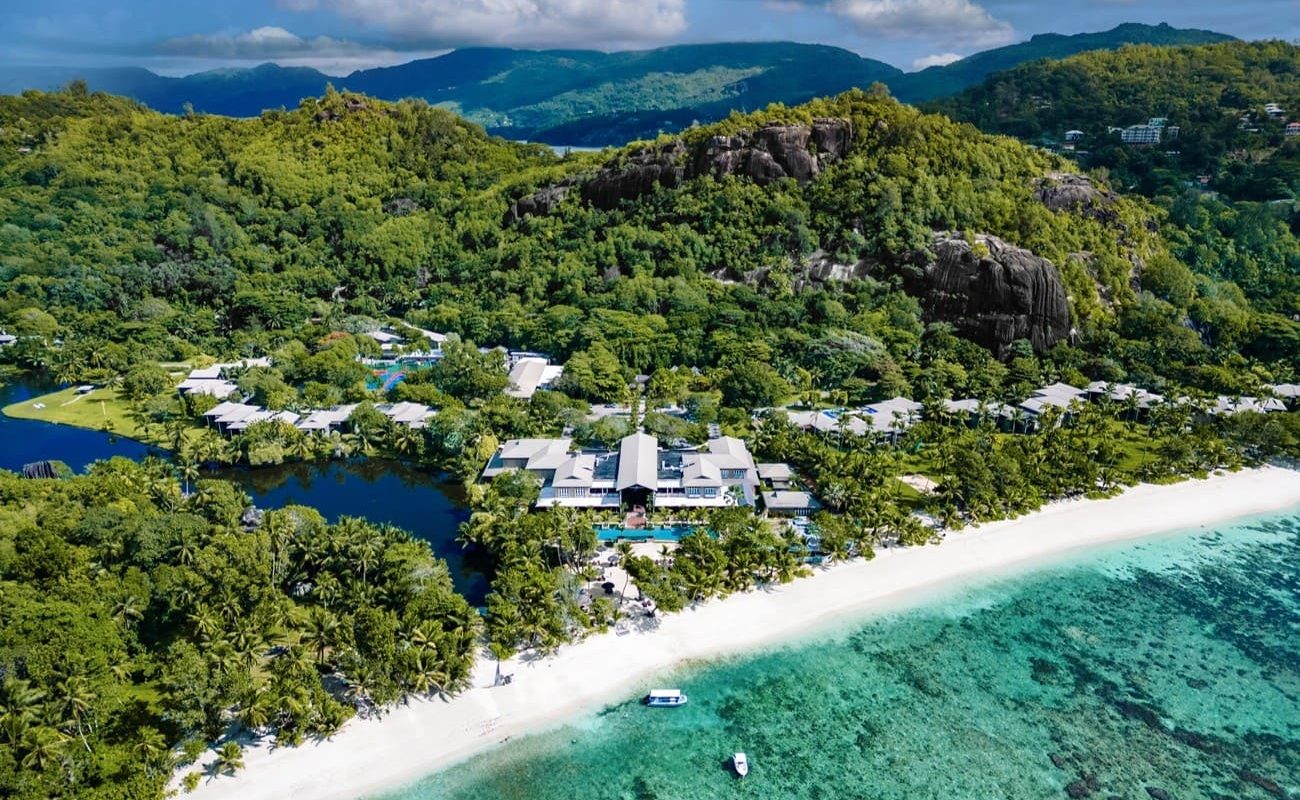 Kempinsk Seychelles Gesamtansicht Gesamtansicht des Seychelles Kempinski Resorts