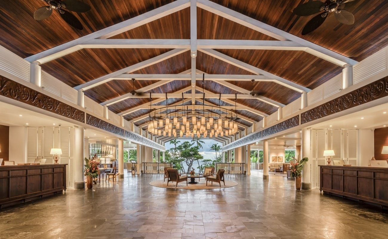 Kempinski Seychelles Lobby Rezeption Lobby und Rezeption des Kempinski Seychelles