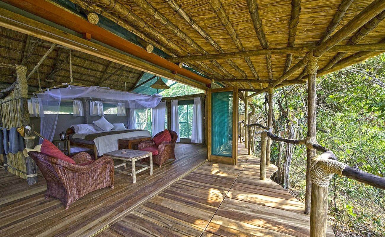 Luxuszelte Mvuu Lodge, Liwonde Nationalpark
