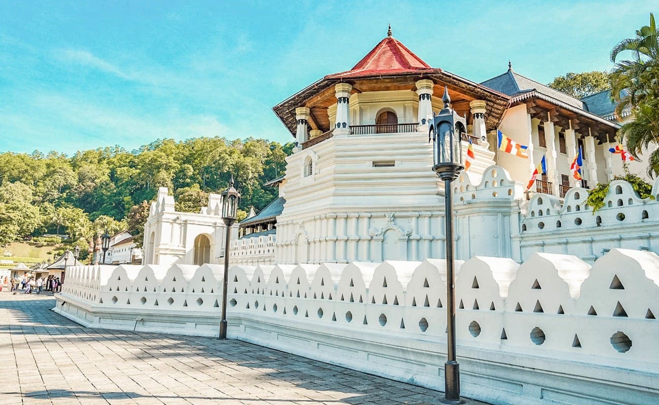 Sri Lanka entspannt Kandy Zahntempel von Kandy