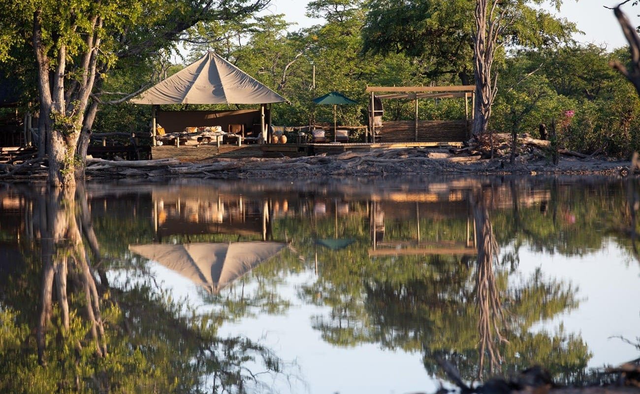 Elephant Pan Wasserloch Wasserloch von Elephant Pan, Khwai