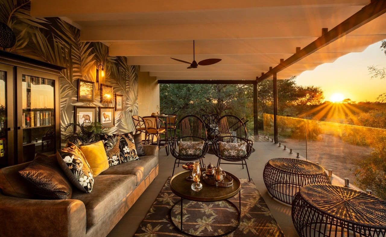 Observation Deck des Kings Camps in Südafrika