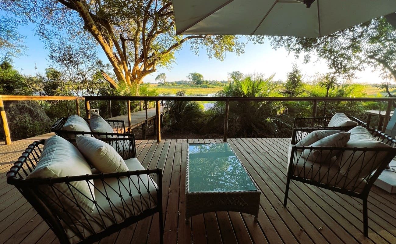 Veranda Haupthaus Kala Camp