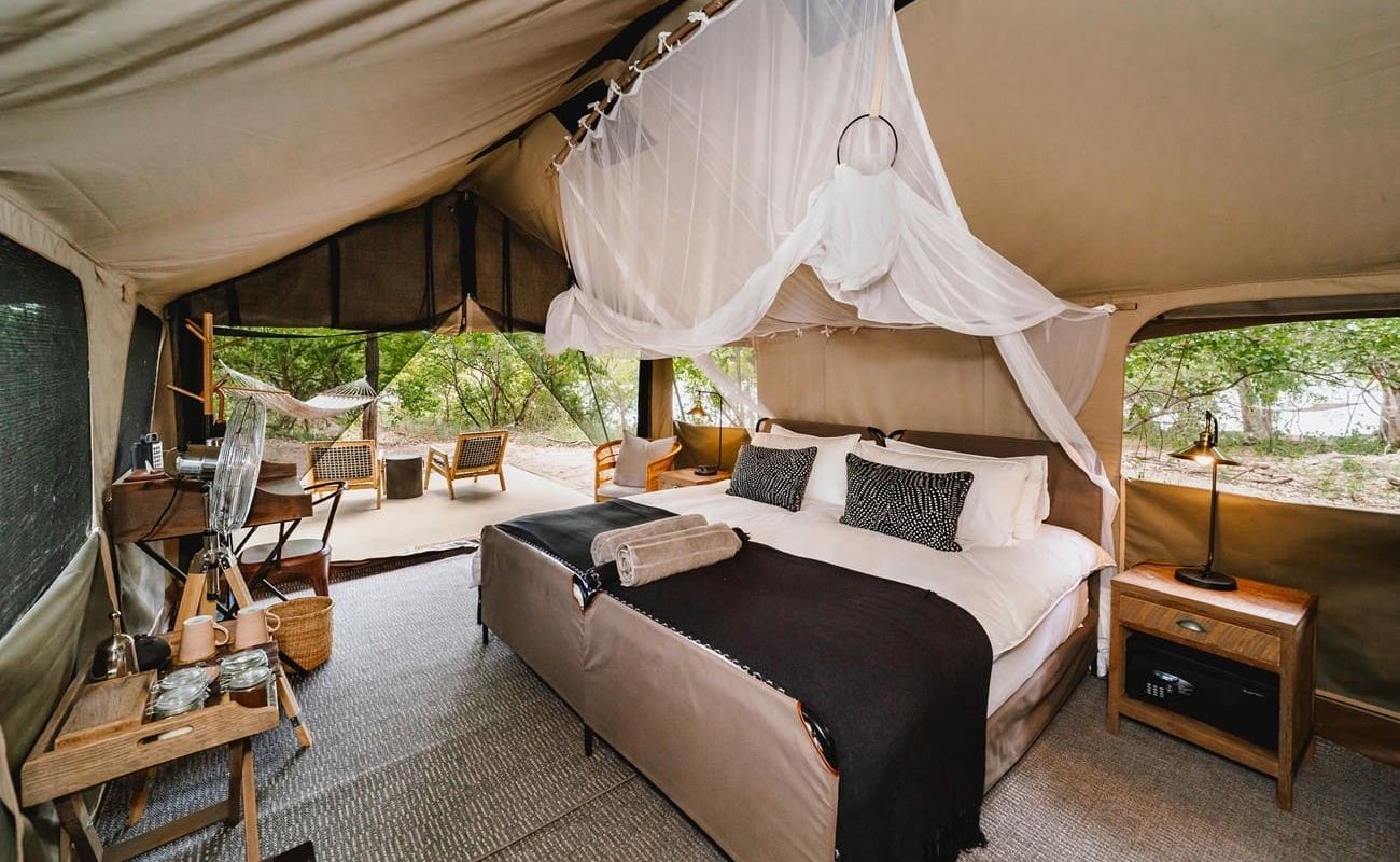 Luxury Safari Tent, Tsowa Safari Island