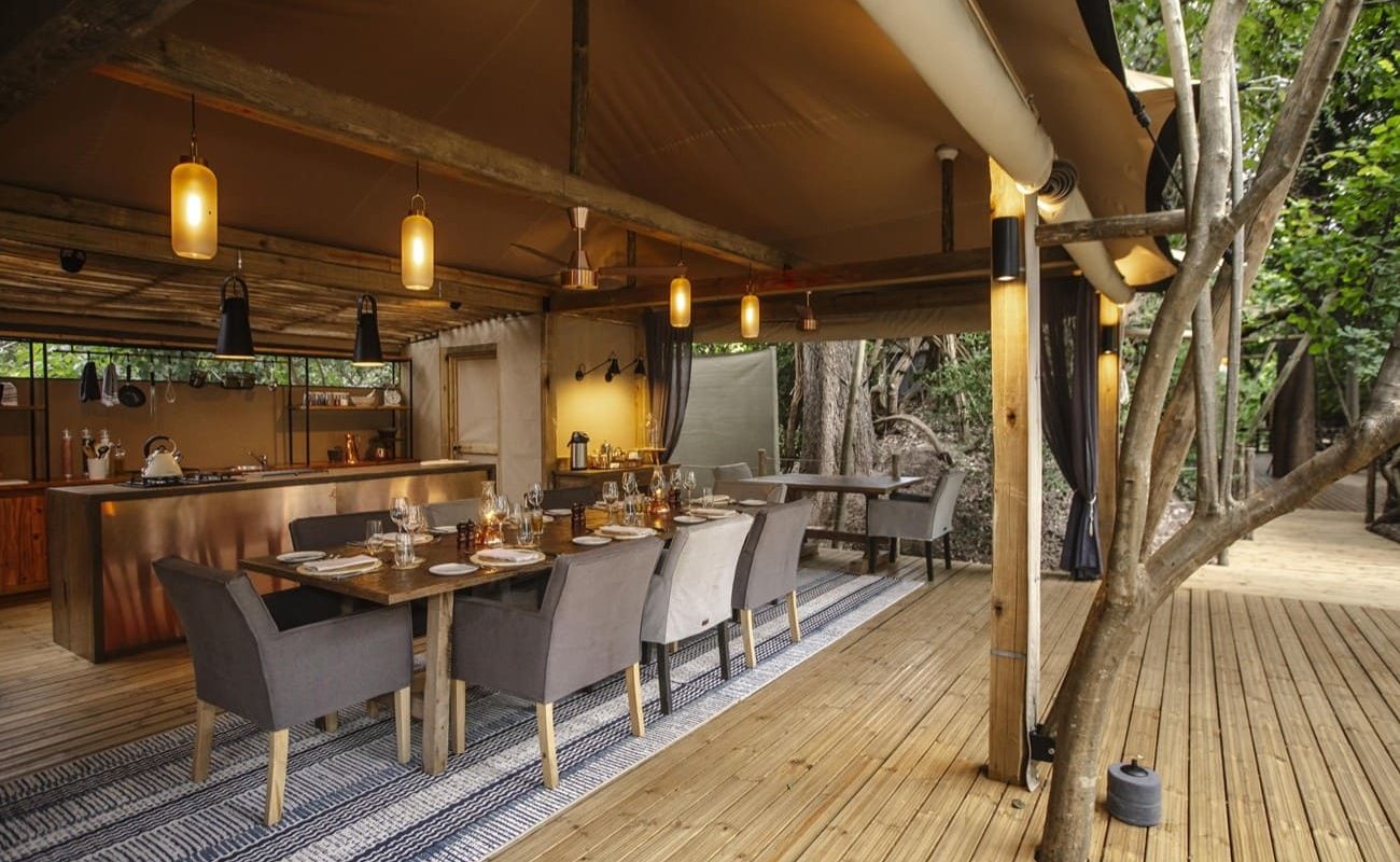 Speisezelt Tsowa Safari Island