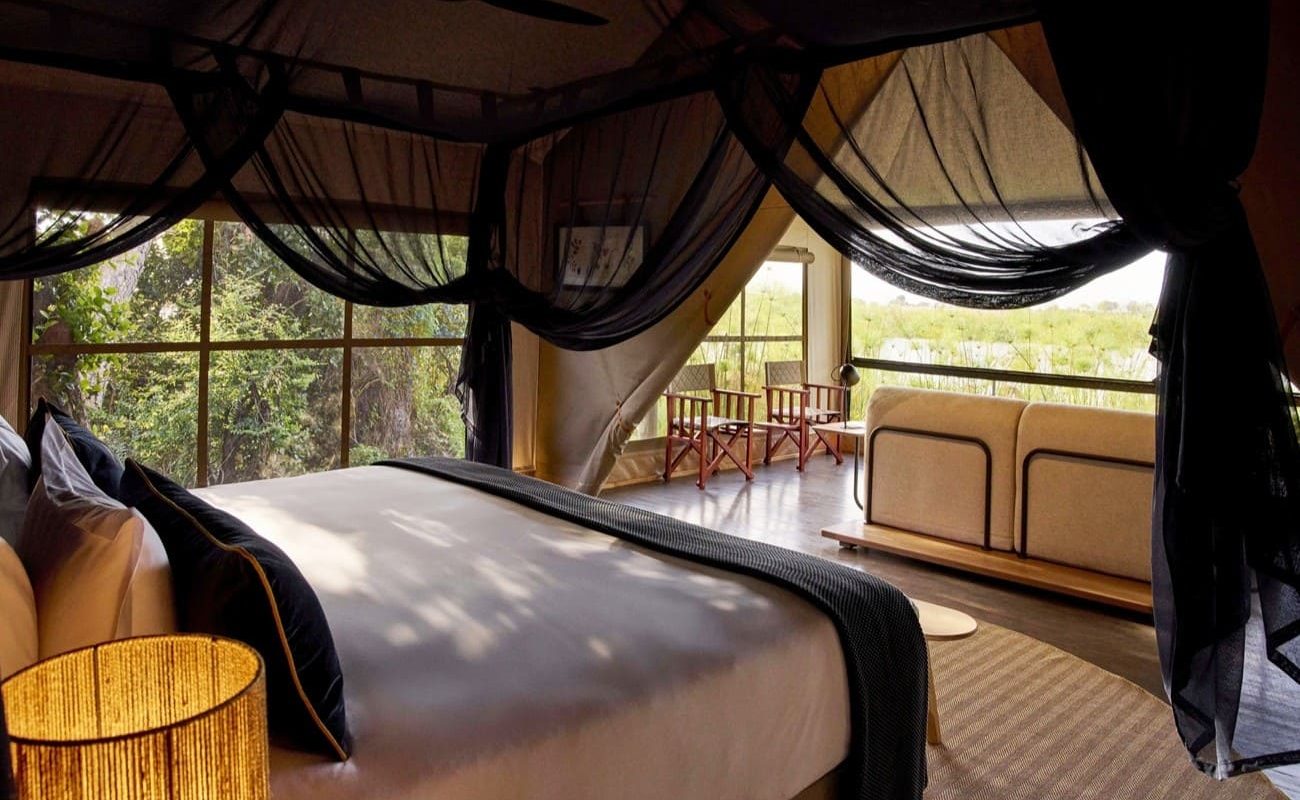 Chalet der Xugana Island Lodge