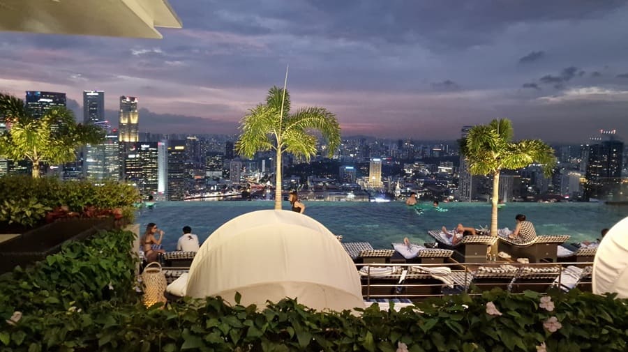 Jahresrückblick Pool Marina Bay Sands