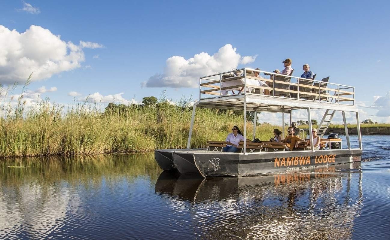 Bootstour auf dem Kwando River, Nambwa
