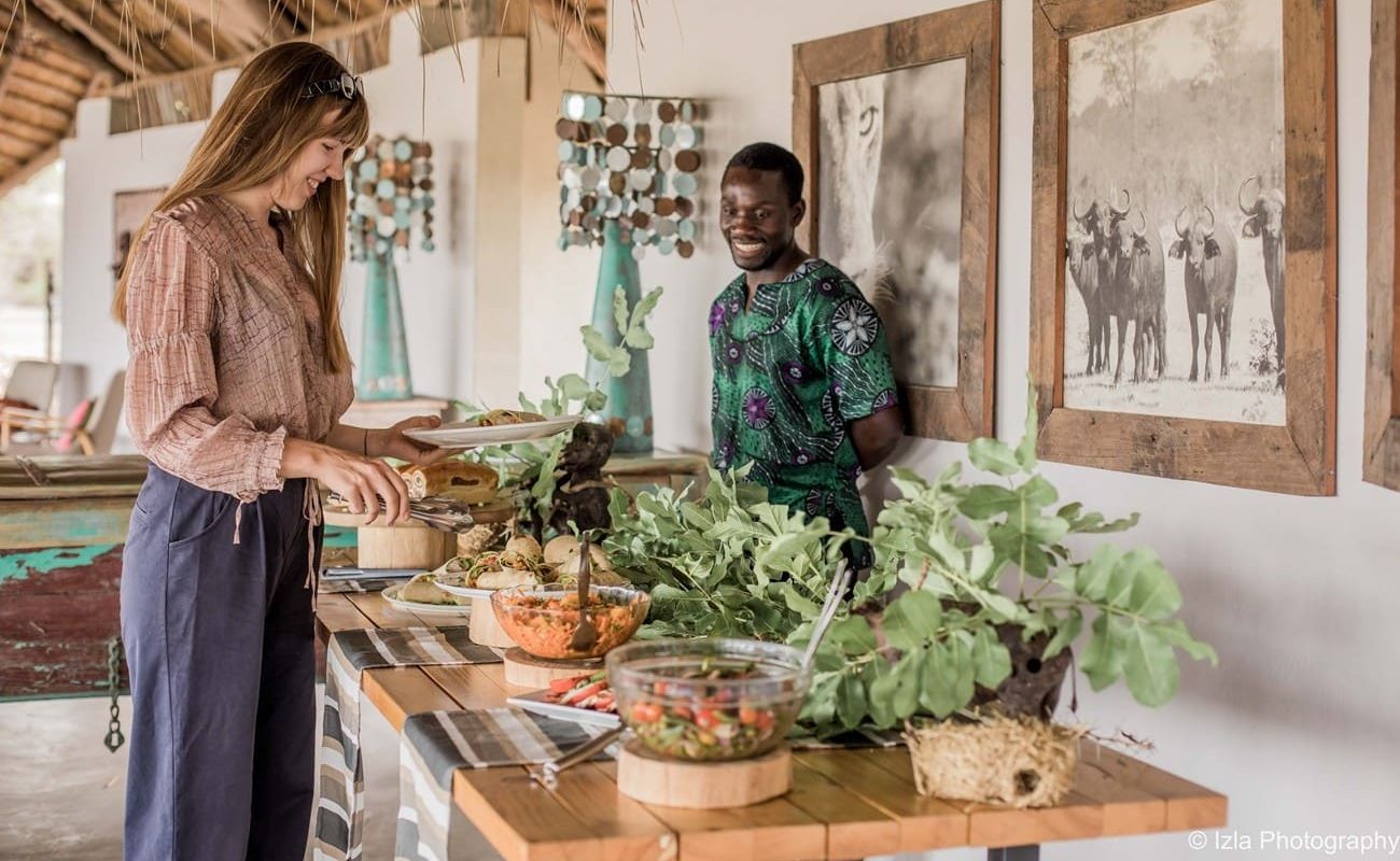 Lunch Buffet Kafunta River Lodge