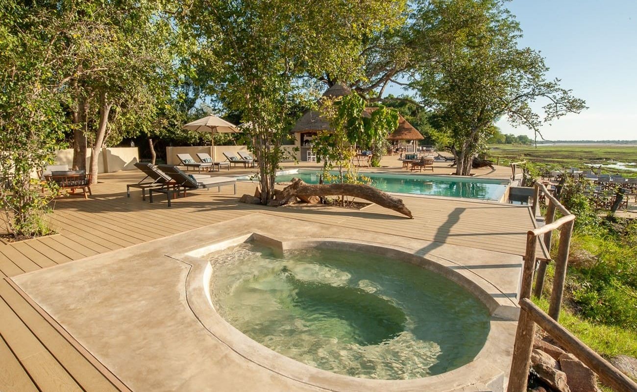 Hot Tub Kafunta River Lodge