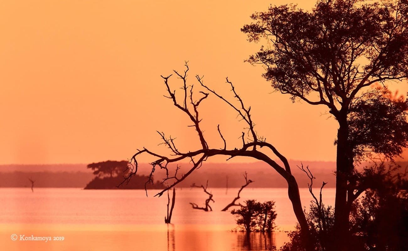 Abendstimmung am Itezhi Tezhi lake