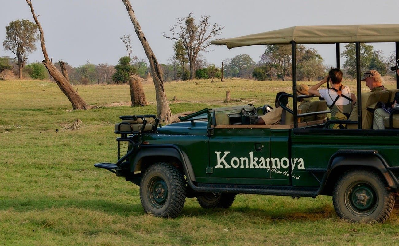 Pirschfahrt in Konkamoya