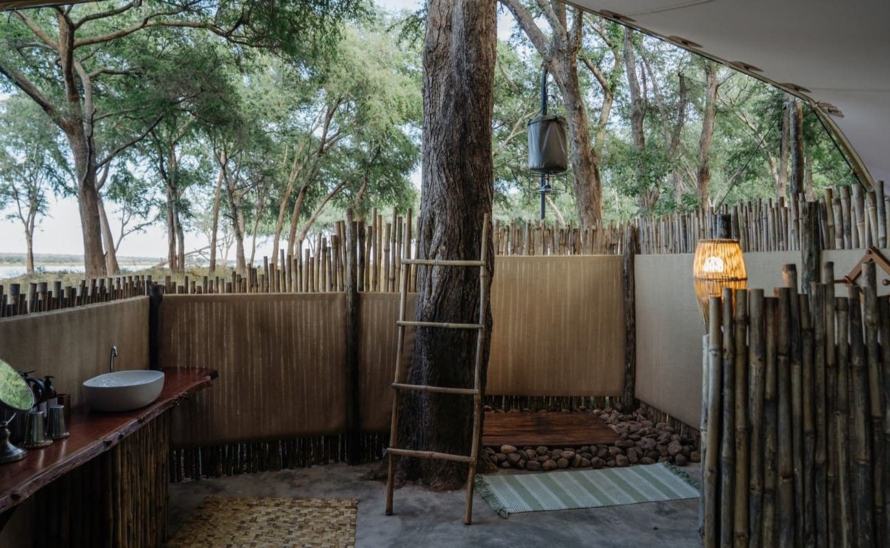 Kutali Camp Zelt Badezimmer Badezimmer Zelt Kutali Camp