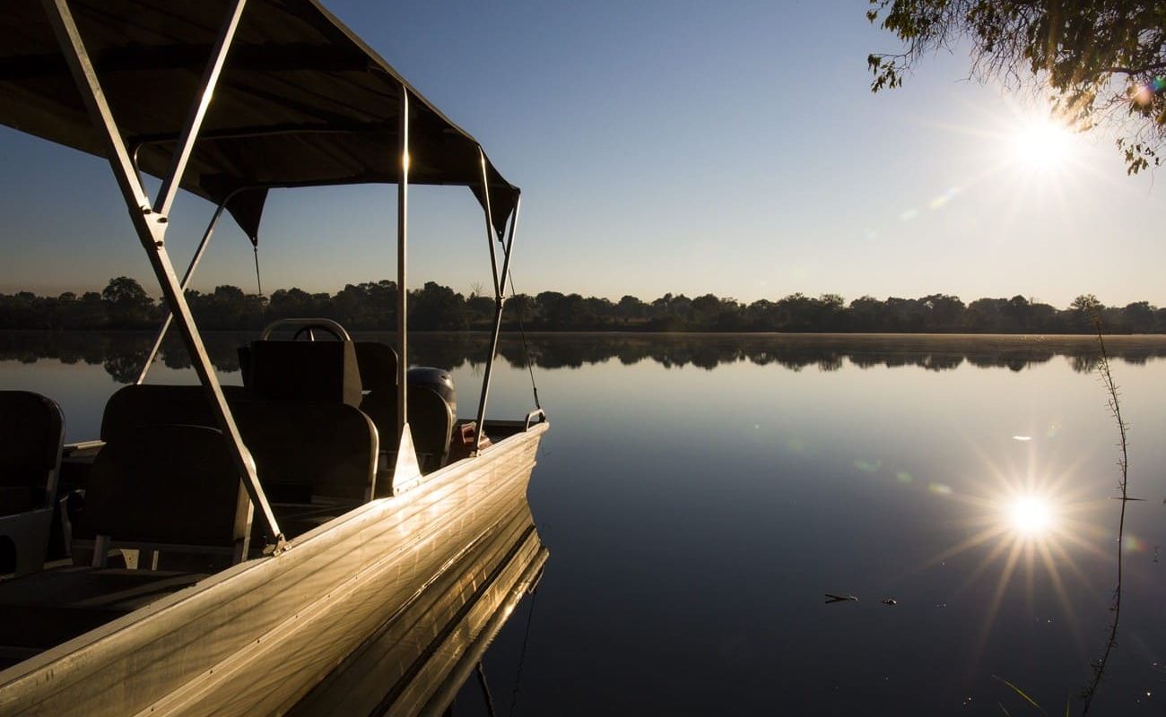 Musekese Camp Bootstour Bootsfahrt Musekese Camp, Kafue