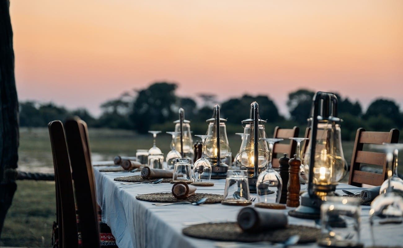 Musekese Camp Dinner Dinner Musekese Camp