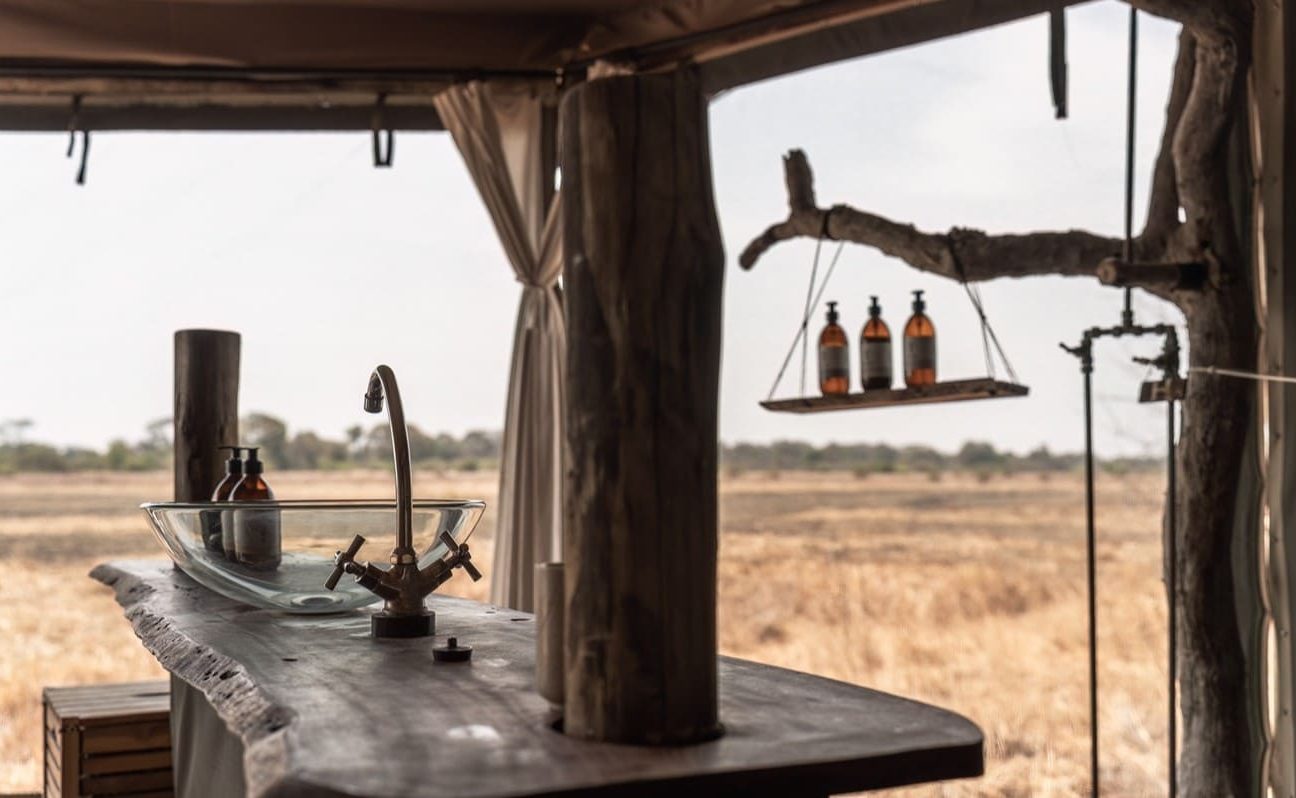 Musekese Camp Zelt Badezimmer Badezimmer Zelt Musekese Camp