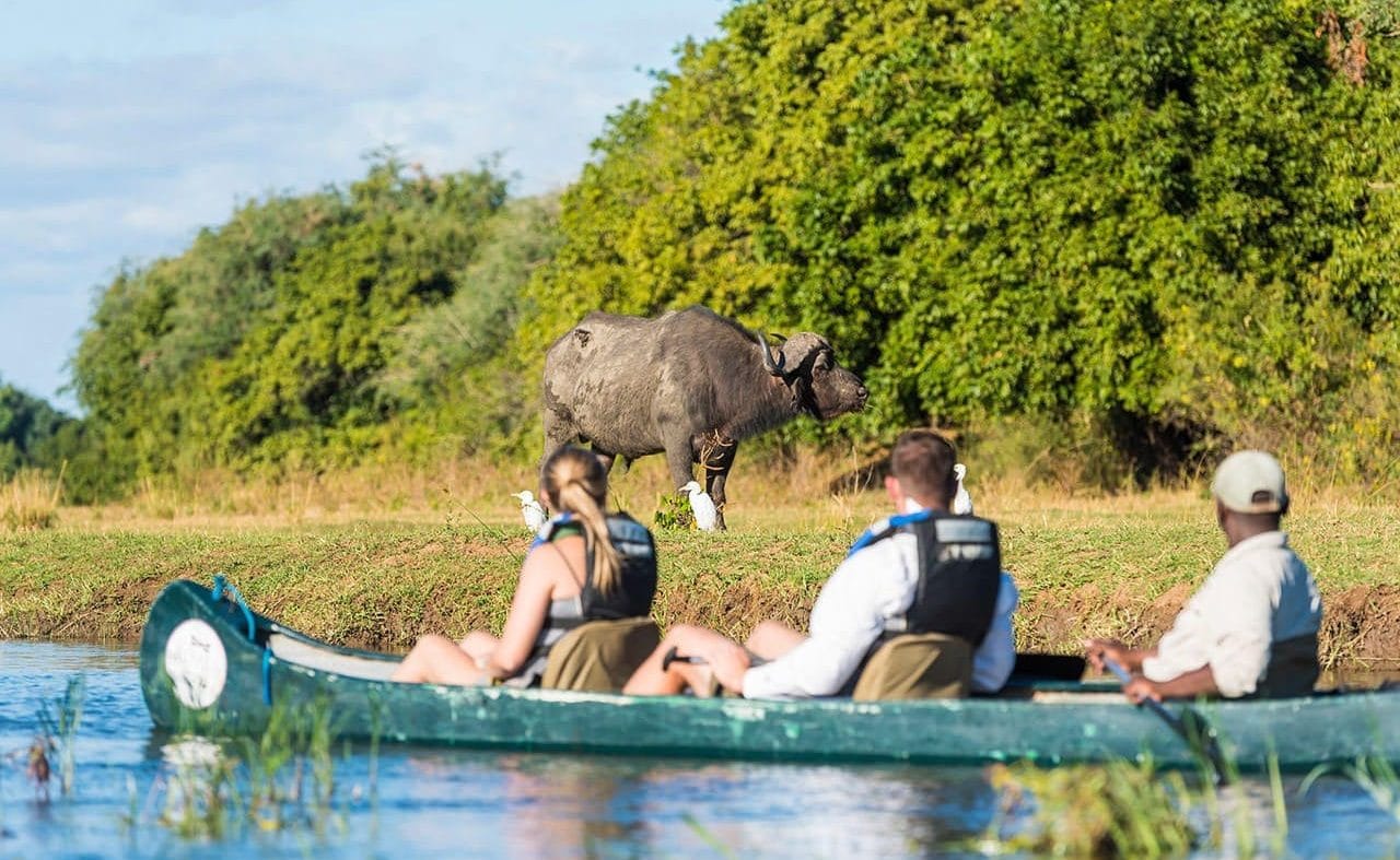 Kanutour im Lower Zambezi