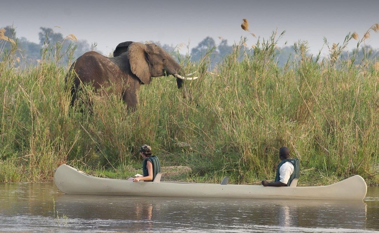 Sambia zu Wasser, Land und Luft Baines Kanutour Kanutour Baines Camp