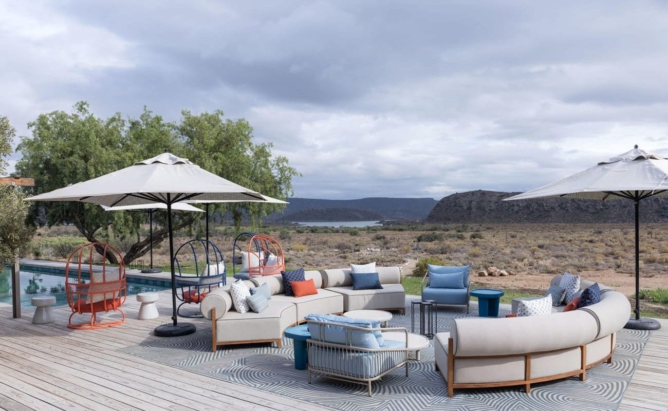 Sanbona Gondwana Family Lodge Veranda Sonnendeck und Pool, Sanbona Gondwana