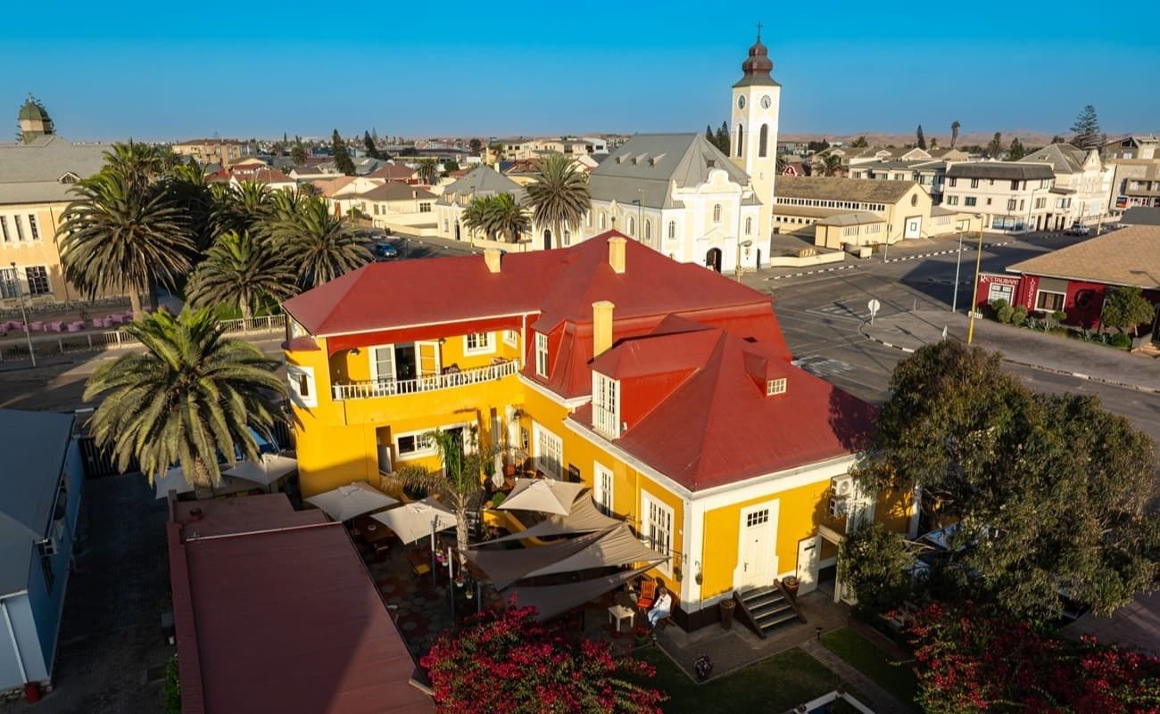 Luftaufnahme Villa Margherita Swakopmund