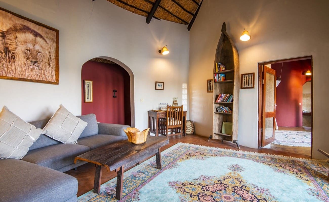 mukambi Riverside Villa Wohnzimmer Wohnzimmer Villa Mukambi Safari Lodge