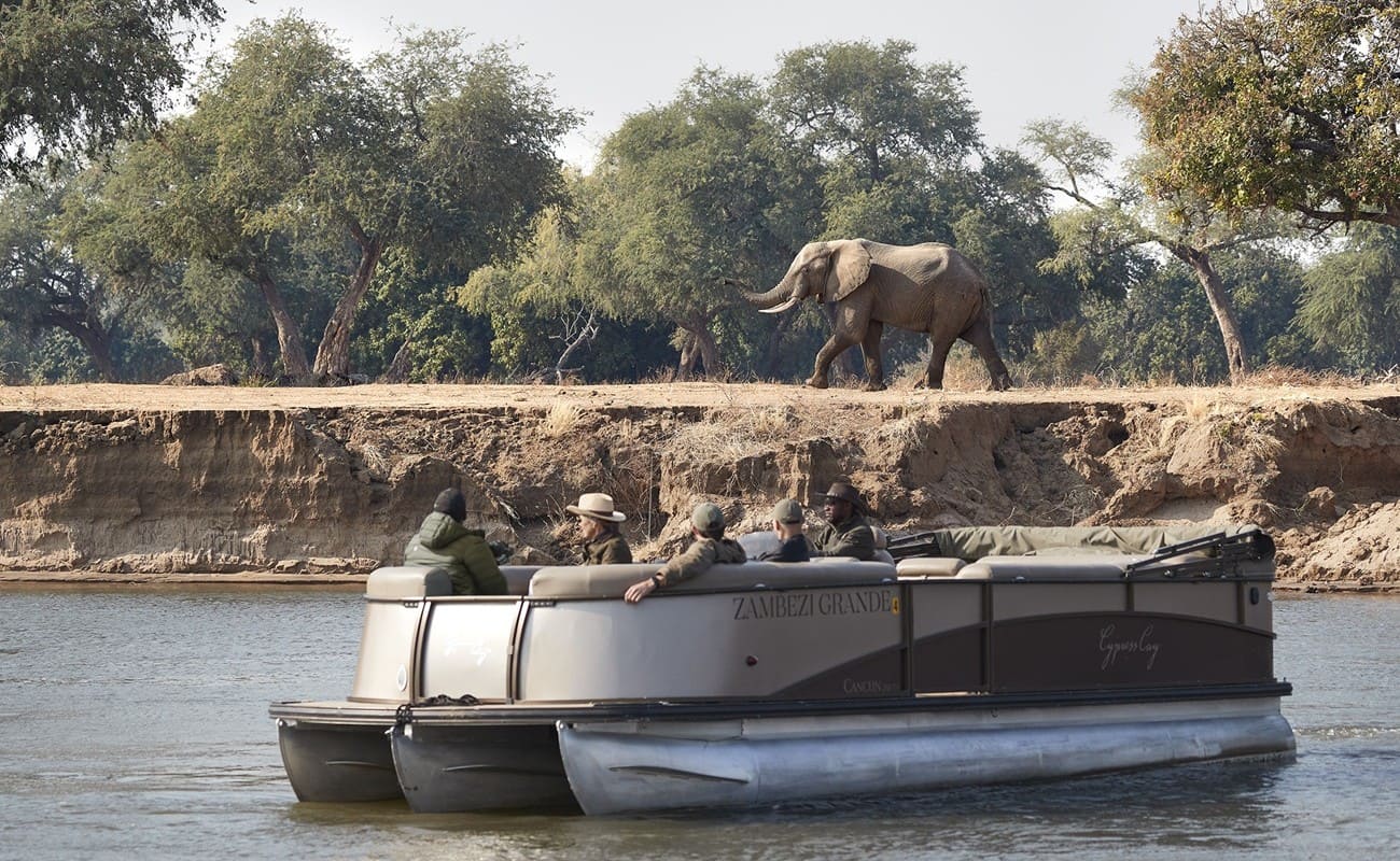Bootsfahrt auf dem Lower Zambezi